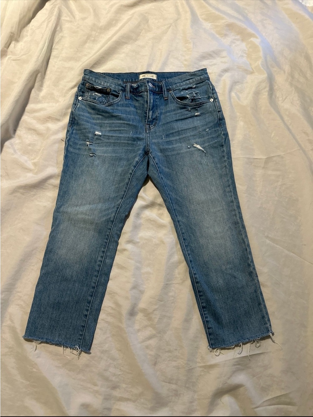 Madewell The Slim Boyjean Crop Jeans Sz 29